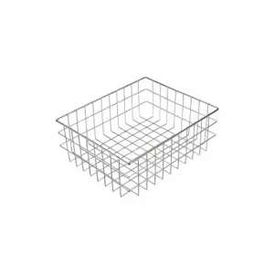 MARLIN STEEL WIRE PRODUCTS 00279001-12 Storage Basket, Conveyor Basket, Steel, Zinc, Silver | CT2GJN 52JA89