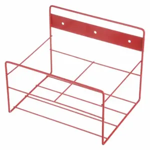 MARLIN STEEL WIRE PRODUCTS 01431004-05 Storage Basket, Material Handling Basket, Steel, Nickel Plated, Red | CT2GKJ 52JA95