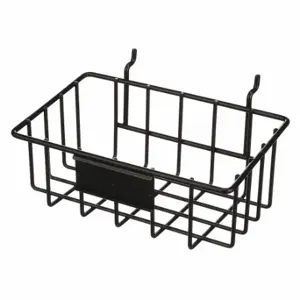 MARLIN STEEL WIRE PRODUCTS 920-01 Storage Basket, Display Basket, Steel, PoWidther Coated, Black, Display | CT2GKW 52JA76