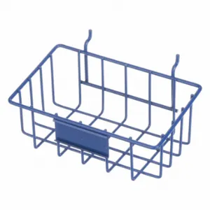 MARLIN STEEL WIRE PRODUCTS 920-07 Storage Basket, Display Basket, Steel, PoWidther Coated, Blue | CT2GKY 52JA79