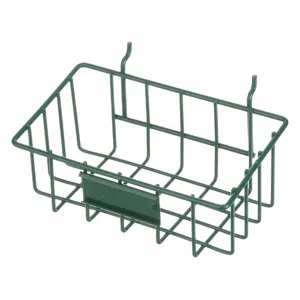 MARLIN STEEL WIRE PRODUCTS 920-08 Storage Basket, Display Basket, Steel, PoWidther Coated, Green | CT2GJX 52JA80