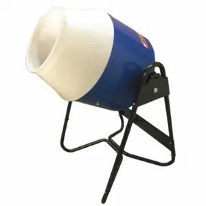 MARSHALLTOWN 300DD-PL Concrete Mixer, 3 Cu Ft Size, 1/2 Hp Hp, 115V, Polyethylene, Concrete Mixer | CT2GLQ 54WK42