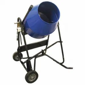 MARSHALLTOWN 300DDTK Concrete Mixer, 3 Cu Ft Size, 1/2 Hp Hp, 115V, Steel, Concrete Mixer | CT2GLR 54WK44