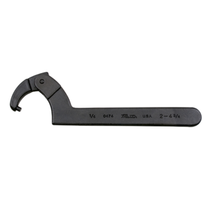 MARTIN SPROCKET 0471A Stiftschlüssel, SAE, 3/4 bis 2 Zoll Größe, Industrial Black, Stahl | BC7ZME