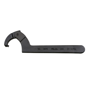 MARTIN SPROCKET 0474A Pin Spanner, SAE, 4-1/2 to 6-1/4 Inch Size, Industrial Black, Steel | BC8ZMV