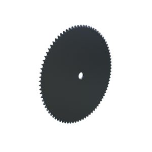 MARTIN SPROCKET 06A84 Rollenkettenrad, 84 Zähne, 254.739 mm Teilungsdurchmesser, 260.295 mm Außendurchmesser, Stahl | BA3FYV