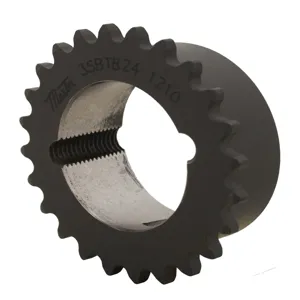 MARTIN SPROCKET 10BTB28H Sprocket, 10B-1 Chain, 28 Teeth, 141.790 mm Pitch Dia., 151.470 mm O.D., Steel | AL6ABA