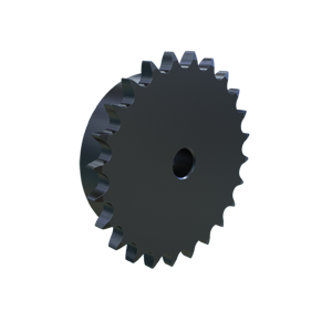 MARTIN SPROCKET 08B24 Roller Chain Sprocket, 08B-1 Chain, Stock Bore, 24 Teeth, 97.298 mm Pitch Dia., Steel | AL6AHP