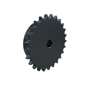 MARTIN SPROCKET 08B25 Roller Chain Sprocket, 08B-1 Chain, Stock Bore, 25 Teeth, 101.330 mm Pitch Dia., Steel | AL6AHQ