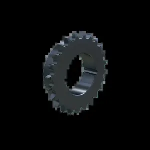 MARTIN SPROCKET 08BTB24H Roller Chain Sprocket, 24 Teeth, 97.300 mm Pitch Dia., 104.660 mm O.D., Steel | AL4ZZU