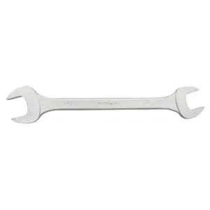 MARTIN SPROCKET 1029 Double Open End Wrench, SAE, 11/16 x 25/32 Inch Size, Chrome, Steel | AK9BLC