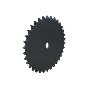 MARTIN SPROCKET 10A34 Kettenrad, 10B-1 Kette, 34 Zähne, 172.052 mm Teilungsdurchmesser, 104.978 mm Außendurchmesser, Stahl | AL6ANL