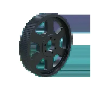 MARTIN SPROCKET 120H300 E Timing Pulley, 120 Teeth, 3.375 Inch Face Width, 3 Inch Belt Width, Cast Iron | AK6DEB