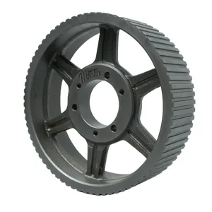 MARTIN SPROCKET 84XH400 J Timing Pulley, 84 Teeth, 4.688 Inch Face Width, 4 Inch Belt Width, Cast Iron | AK6DFN