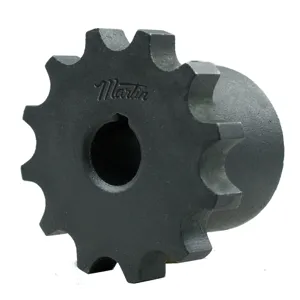 MARTIN SPROCKET 6018 1 3/8 Coupling, 18 Teeth, 4.460 Inch Outside Dia., 1.375 Inch Bore, Bore To Size, Steel | BA9MXM