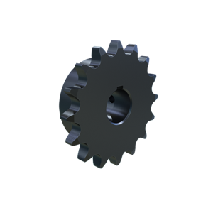 MARTIN SPROCKET 40BS16HT 3/4 Roller Chain Sprocket, 0.750 Inch Bore, 2.814 Inch Outside Dia. Steel, Hardened | AJ9GYX