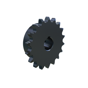 MARTIN SPROCKET 40BS18HT 3/4 Roller Chain Sprocket, 0.750 Inch Bore, 3.136 Inch Outside Dia. Steel, Hardened | AJ9GZY