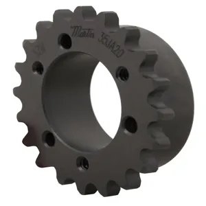 MARTIN SPROCKET 40JA17H Sprocket, QD, 40 Chain, 17 Teeth, 2.721 Inch Pitch Dia., 2.975 Inch O.D., Steel | AJ8ZHJ