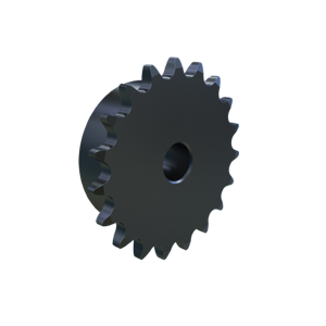 MARTIN SPROCKET 41B19 Sprocket, 41 Chain, 19 Teeth, 3.038 Inch Pitch Dia., 3.296 Inch O.D., Steel | AJ8UJP