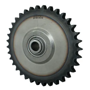 MARTIN SPROCKET 40BB35H 5/8 Ball Bearing Idler Sprocket, 35 Teeth, 5.578 Inch Pitch Dia., Steel | AL7DJD