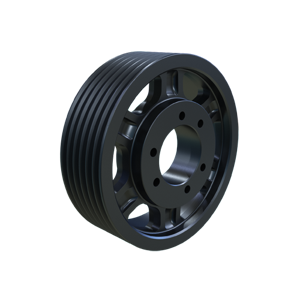 MARTIN SPROCKET 6 5V 1400 F Sheave, QD Bushing, 14 Inch Outside Dia., 6 Groove, 13.9 Inch Pitch Dia., Cast Iron | AK6BGW