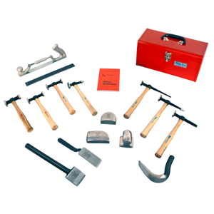 MARTIN SPROCKET 691K Werkzeugset, Karosserie- und Kotflügelreparatur, Holzgriff, Stahl, 15er-Pack | BC7PMC