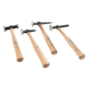 MARTIN SPROCKET 694K Tool Set, Body and Fender Repair, Wood Handle, Steel, Pack Of 4 | BC8LAQ