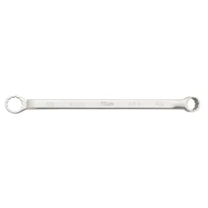 MARTIN SPROCKET 8029B Offset Double Box Wrench, SAE, 12 Point, 11/16 x 3/4 Inch Size, Chrome, Steel | BD3LJC