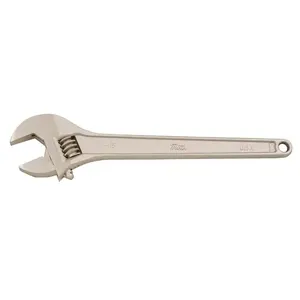 MARTIN SPROCKET A10 Adjustable Wrench, SAE, 10 Inch Size, Chrome, Alloy Steel | AK8ZTG