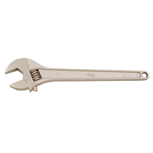 MARTIN SPROCKET A12 Adjustable Wrench, SAE, 12 Inch Size, Chrome, Alloy Steel | AK8ZTV