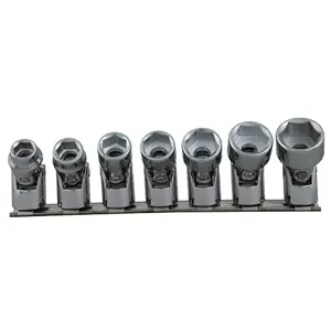 MARTIN SPROCKET B7K Flex Socket Set, 6 Point, 3/8 Inch Square Drive, Pack of 7 | BC9NUM