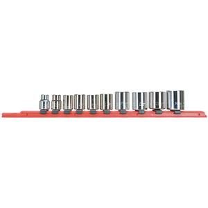 MARTIN SPROCKET BD10K Steckschlüsselsatz, SAE, 3/8 Zoll Antriebsgröße, Chrom, legierter Stahl, 10er-Pack | AL3APN