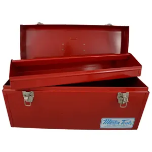 MARTIN SPROCKET BX21 Tool Box, 19-1/4 x 7-3/4 x 8-3/8 Inch Size, Steel | AK9AQH