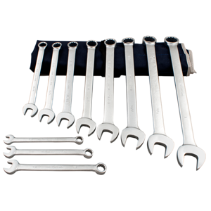 MARTIN SPROCKET C11K Combination Wrench Set, SAE, Chrome, Steel, Pack Of 11 | BC7ZYE