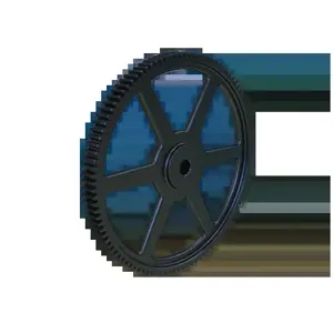 MARTIN SPROCKET C6108 Spur Gear, 6 Diametral Pitch, 18 Inch Pitch Dia., Reborable, Cast Iron | AK2ZBC