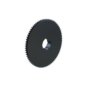 MARTIN SPROCKET D06BTB76 Roller Chain Sprocket, 76 Teeth, 230.490 mm Pitch Dia., 236.050 mm O.D., Steel | BA3TVT