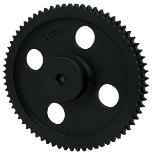 MARTIN SPROCKET D200C45 Sprocket, 200 Chain, 45 Teeth, 35.839 Inch Pitch Dia., 37.252 Inch O.D., Steel | AJ9BTH