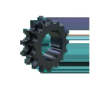 MARTIN SPROCKET D10ATB15 Sprocket, 10B-2 Chain, 15 Teeth, 76.350 mm Pitch Dia., 86.040 mm O.D., Steel | BA3KLR