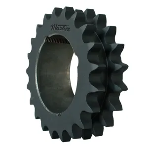 MARTIN SPROCKET D12BTB25 Sprocket, 12B-2 Chain, 25 Teeth, 151.990 mm Pitch Dia., 163.740 mm O.D., Steel | AJ9NHU