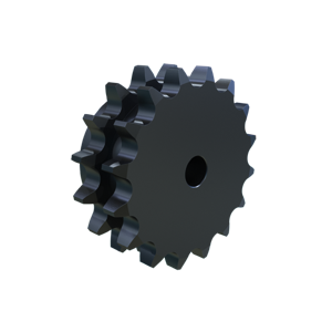 MARTIN SPROCKET D24B16 Kettenrad, 24B-2 Kette, 16 Zähne, 195.294 mm Teilungsdurchmesser, 217.519 mm Außendurchmesser, Stahl | AL6AQQ