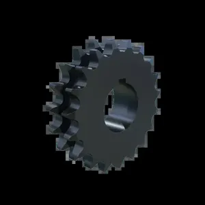 MARTIN SPROCKET D60P19H Roller Chain Sprocket, 60 Chain, Bushed MST, 19 Teeth, 4.557 Inch Pitch Dia., Steel | AL4RYX