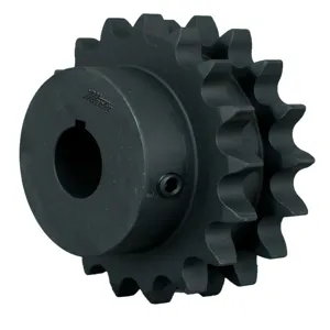 MARTIN SPROCKET D80BS24HW 2 Roller Chain Sprocket, 2 Inch Bore, 8.196 Inch Outside Dia. Steel, Hardened | AJ9KBH