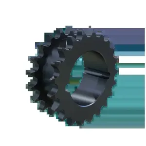 MARTIN SPROCKET DS40ATB21H Sprocket, Taper, 40 Chain, 21 Teeth, 3.355 Inch Pitch Dia., 3.617 Inch O.D., Steel | AJ9MPG