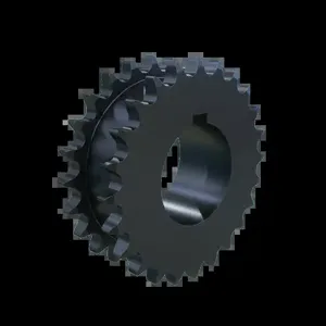 MARTIN SPROCKET DS40P24H Sprocket, 40 Chain, 24 Teeth, 3.831 Inch Pitch Dia., 4.100 Inch O.D., Steel | AL7DGM