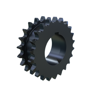 MARTIN SPROCKET DS60Q22H Sprocket, 60 Chain, 22 Teeth, 5.270 Inch Pitch Dia., 5.670 Inch O.D., Steel | AL7DHC