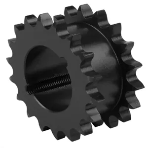 MARTIN SPROCKET DS80ATB18H Sprocket, Taper, 80 Chain, 18 Teeth, 5.759 Inch Pitch Dia., 6.271 Inch O.D., Steel | AJ9JLW