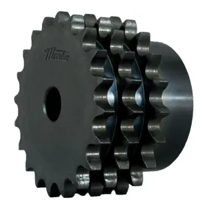 MARTIN SPROCKET E08B20 Roller Chain Sprocket, 20 Teeth, 81.184 mm Pitch Dia., 88.550 mm O.D., Steel | AJ9MXV