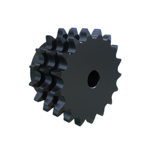 MARTIN SPROCKET E12B17 Kettenrad, 12B-3 Kette, 17 Zähne, 103.674 mm Teilungsdurchmesser, 115.421 mm Außendurchmesser, Stahl | AJ9NBM