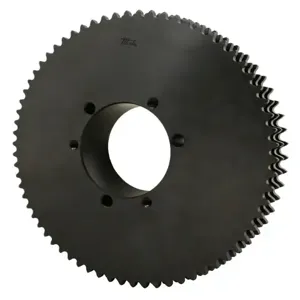 MARTIN SPROCKET E60E68 Sprocket, QD, 60 Chain, 68 Teeth, 16.240 Inch Pitch Dia., 16.672 Inch O.D., Steel | BA2NGE