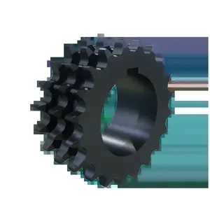 MARTIN SPROCKET E80R20H Roller Chain Sprocket, 80 Chain, Bushed MST, 20 Teeth, 6.393 Inch Pitch Dia., Steel | BA4AMN